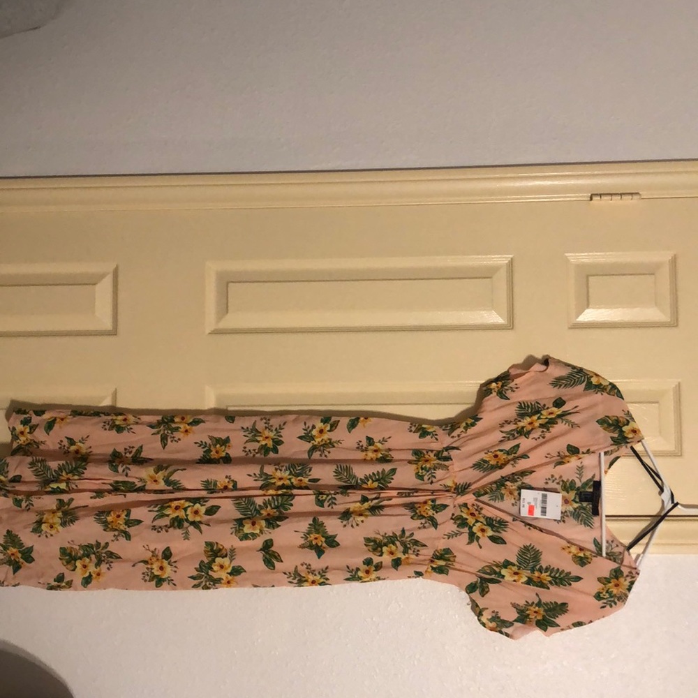 **SOLD**Summer Tunic Dress, with hibiscus flowers